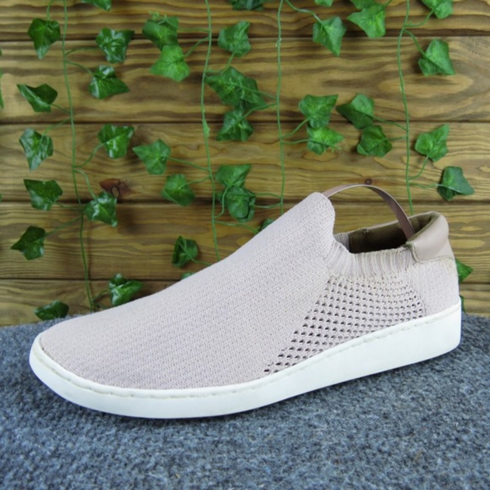 Adam Tucker Me Too Rana Light Pink Knit Slip-On Sneakers Women's Size 8 Casual